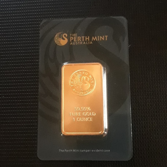 Perth Mint 1oz Gold Bar - Picture 1 of 2